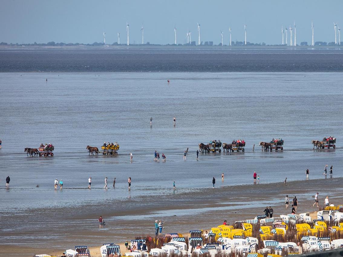 Seehuette Ferienwohnung 5,24 Cuxhaven Bagian luar foto